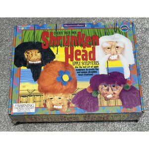 Create Your Own Shrunken Heads With Apples By Shure! Vintage 2002 Ultra Rare NEW